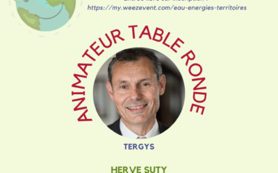 Hervé Suty, animateur de la table ronde sur l’eau et l’énergie lors du Forum EET 2023 à Agen – Foulayronnes