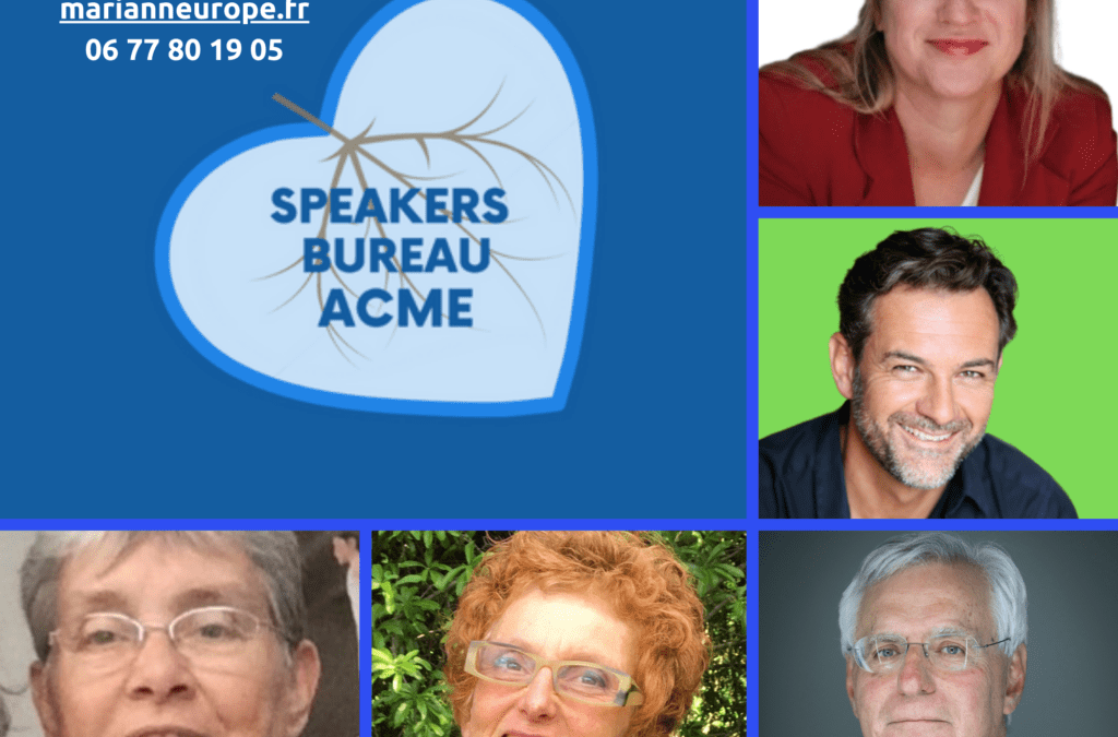 Cinq nouveaux profils sur le Speakers bureau ACME